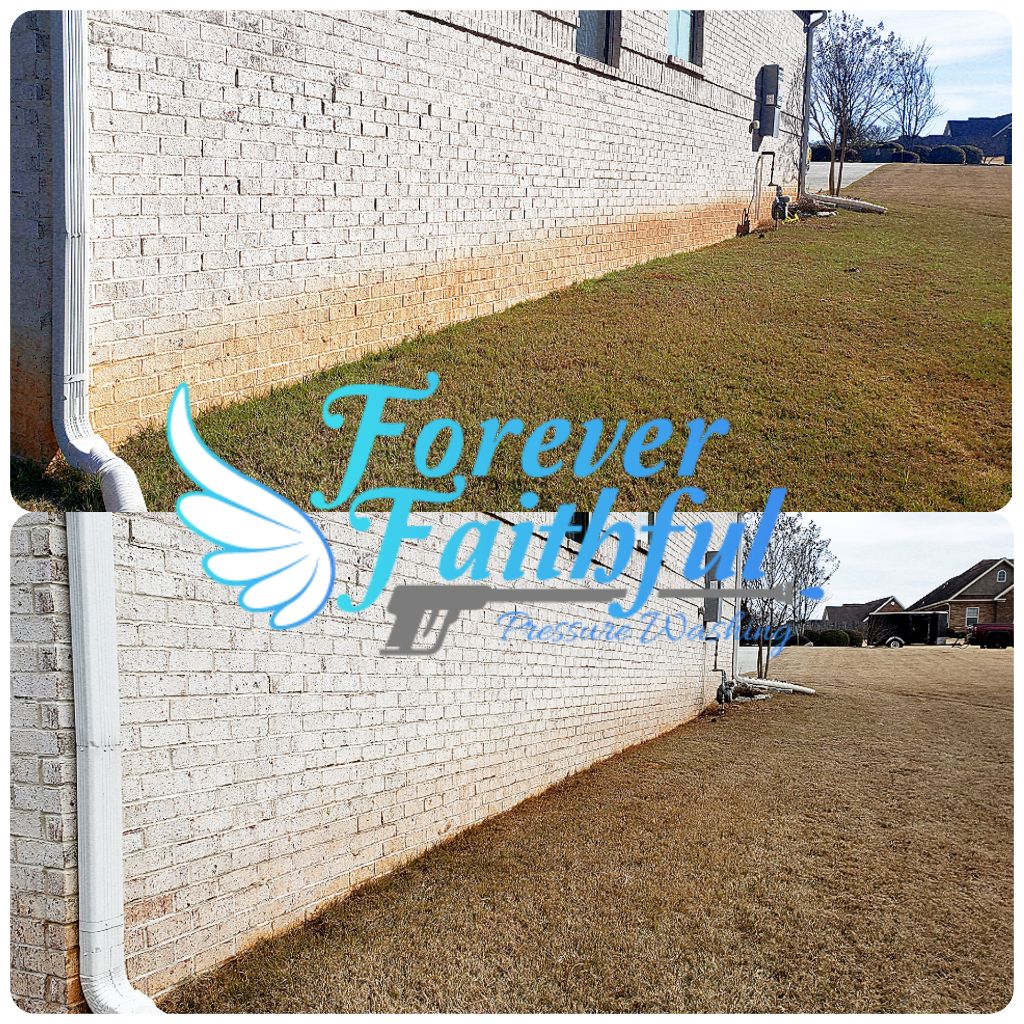 Red clay stain removal pressure washing opelika al